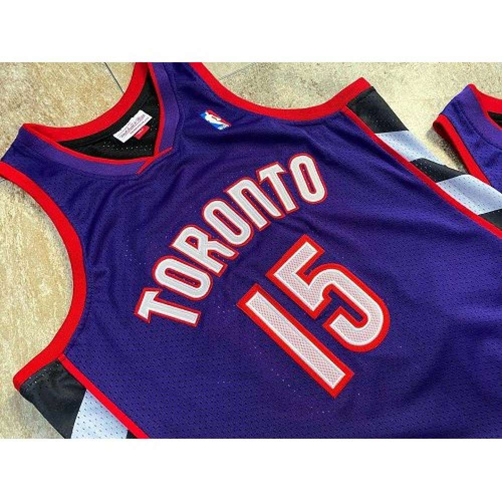 Men's Toronto Raptors Vince Carter #15 Throwback Purple 99-00 Hardwood Classics Jersey-Pro Kit Vault | Brand New 26/27 Sports Jerseys